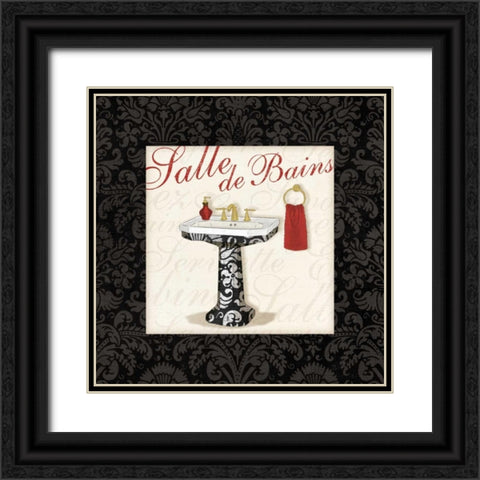 Classic Sink Black Ornate Wood Framed Art Print with Double Matting by Harbick, N