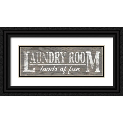 Loads of Fun Black Ornate Wood Framed Art Print with Double Matting by Harbick, N