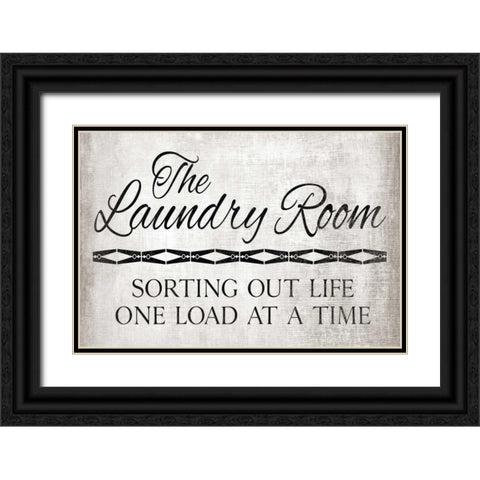 Sorting Life Black Ornate Wood Framed Art Print with Double Matting by Harbick, N