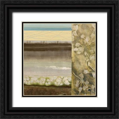 Botanical Nature II Black Ornate Wood Framed Art Print with Double Matting by Rodriguez, S.