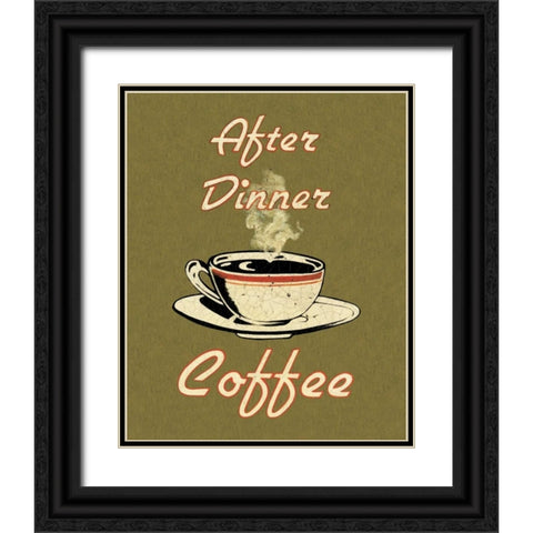 After Dinner Black Ornate Wood Framed Art Print with Double Matting by Jones, Catherine