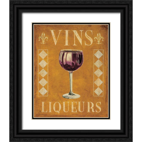Cocktail Hour II Black Ornate Wood Framed Art Print with Double Matting by Jones, Catherine