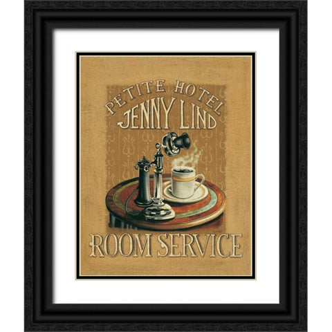 Hold All Calls IV Black Ornate Wood Framed Art Print with Double Matting by Jones, Catherine