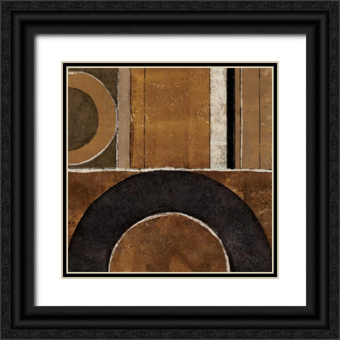 Loop to Loop I Black Ornate Wood Framed Art Print with Double Matting by Kime, John