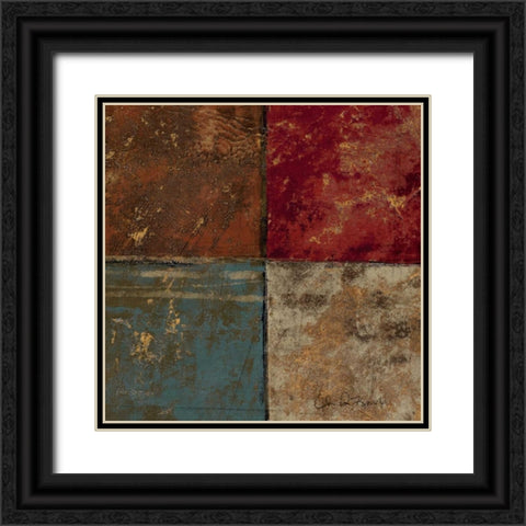 Building Blocks II Black Ornate Wood Framed Art Print with Double Matting by Kime, John