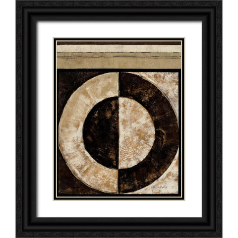 Eclipse II Black Ornate Wood Framed Art Print with Double Matting by Kime, John