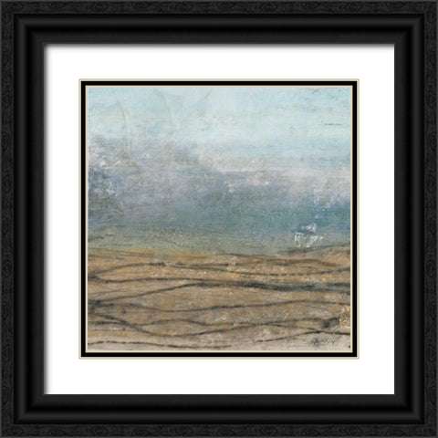 Newport Afternoon I Black Ornate Wood Framed Art Print with Double Matting by Kime, John