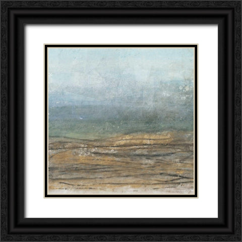 Newport Afternoon II Black Ornate Wood Framed Art Print with Double Matting by Kime, John