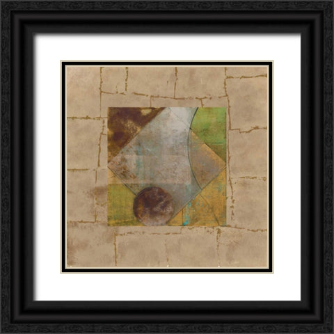 Boardwalk Box I Black Ornate Wood Framed Art Print with Double Matting by Kime, John