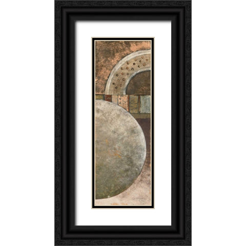 Around Town II Black Ornate Wood Framed Art Print with Double Matting by Kime, John