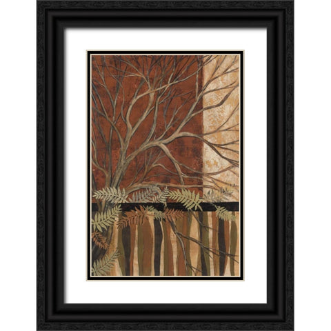 Woodland View I Black Ornate Wood Framed Art Print with Double Matting by Kime, John