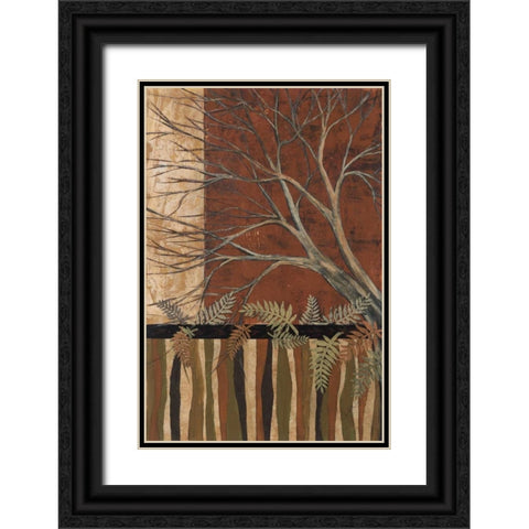 Woodland View II Black Ornate Wood Framed Art Print with Double Matting by Kime, John