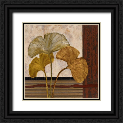 Urban Ginkgo II Black Ornate Wood Framed Art Print with Double Matting by Kime, John