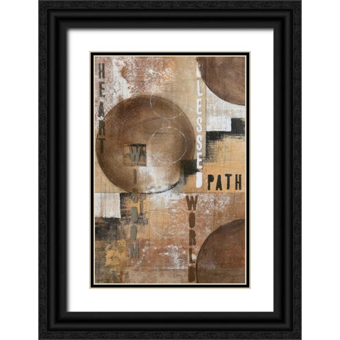 Concentration I Black Ornate Wood Framed Art Print with Double Matting by Kime, John