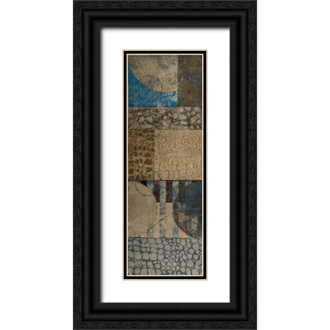 Bubble Structure I Black Ornate Wood Framed Art Print with Double Matting by Kime, John