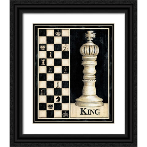 Classic King Black Ornate Wood Framed Art Print with Double Matting by Laliberte, Andrea
