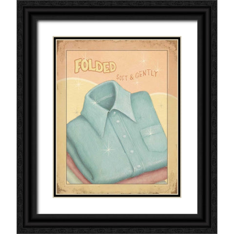 Fold Black Ornate Wood Framed Art Print with Double Matting by Laliberte, Andrea