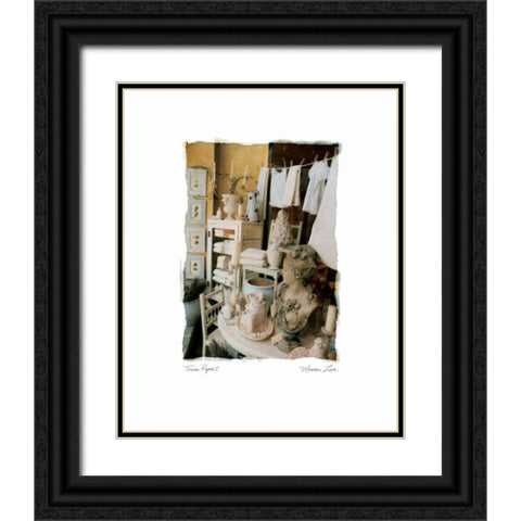 Tuscan Repose I Black Ornate Wood Framed Art Print with Double Matting by Love, Maureen