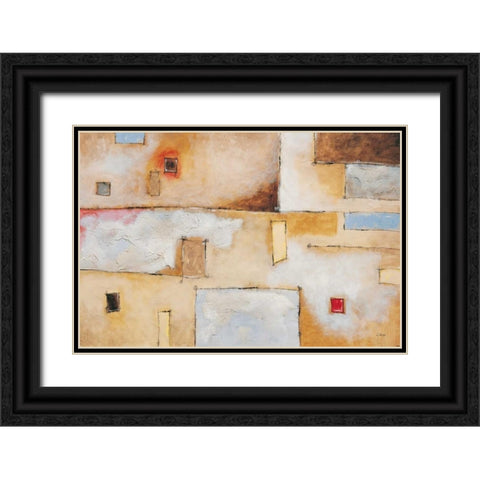 Circuit Breaker I Black Ornate Wood Framed Art Print with Double Matting by Linza, Loretta