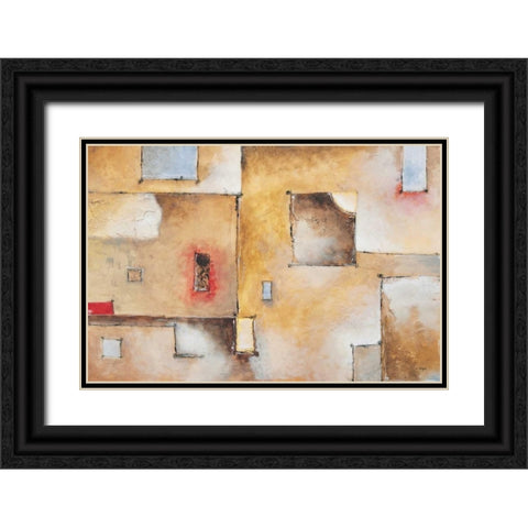 Circuit Breaker II Black Ornate Wood Framed Art Print with Double Matting by Linza, Loretta