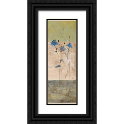 Kimono II Black Ornate Wood Framed Art Print with Double Matting by Linza, Loretta