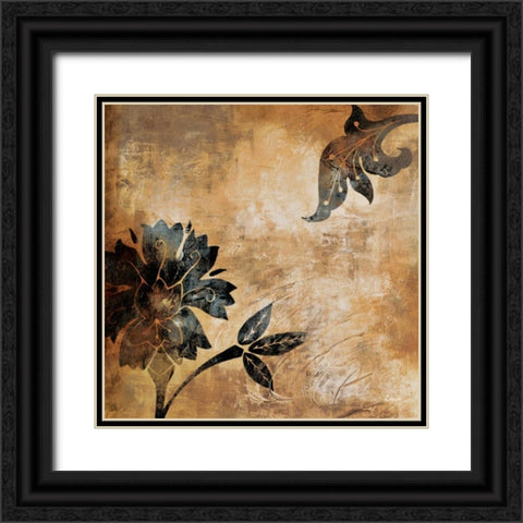 Coromandel I Black Ornate Wood Framed Art Print with Double Matting by Linza, Loretta