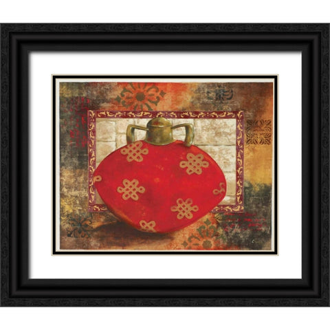 Eastern Wares I Black Ornate Wood Framed Art Print with Double Matting by Linza, Loretta