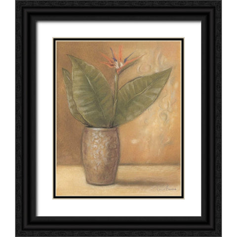 Global Pots II Black Ornate Wood Framed Art Print with Double Matting by Marque, Lucia