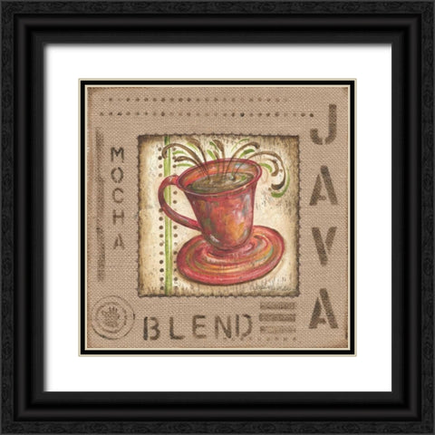 Cafe Valencia III Black Ornate Wood Framed Art Print with Double Matting by McRostie, Kate