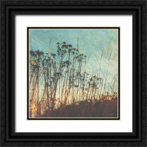 Wild Grass I Black Ornate Wood Framed Art Print with Double Matting by Melious, Amy