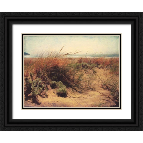 Sand Dunes I Black Ornate Wood Framed Art Print with Double Matting by Melious, Amy