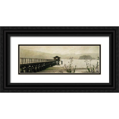 Marshall I Black Ornate Wood Framed Art Print with Double Matting by Melious, Amy