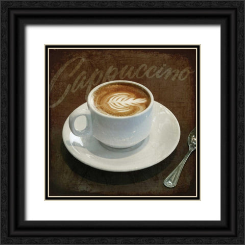 Cafe II Black Ornate Wood Framed Art Print with Double Matting by Melious, Amy
