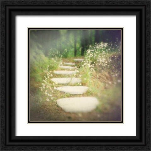 Step by Step Black Ornate Wood Framed Art Print with Double Matting by Melious, Amy