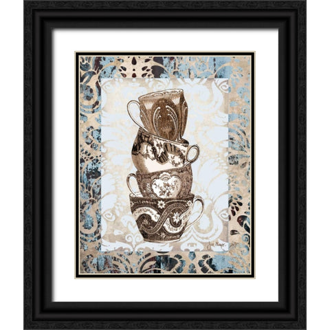 Tippy II Black Ornate Wood Framed Art Print with Double Matting by Meyer, Jill