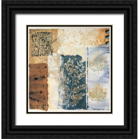 Segment II Black Ornate Wood Framed Art Print with Double Matting by Martin, Cheryl