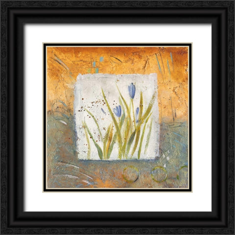 Rudiment I Black Ornate Wood Framed Art Print with Double Matting by Martin, Cheryl