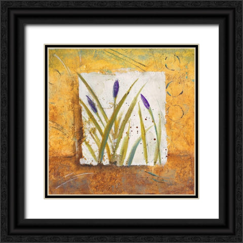 Rudiment IV Black Ornate Wood Framed Art Print with Double Matting by Martin, Cheryl