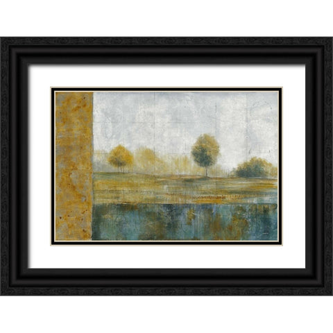 Stormy Weather I Black Ornate Wood Framed Art Print with Double Matting by Martin, Cheryl