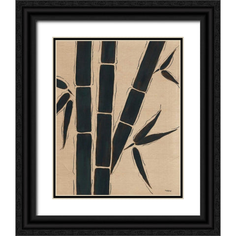 Platinum Shadow III Black Ornate Wood Framed Art Print with Double Matting by Martin, Cheryl