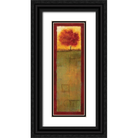 Autumn Vision II Black Ornate Wood Framed Art Print with Double Matting by Martin, Cheryl