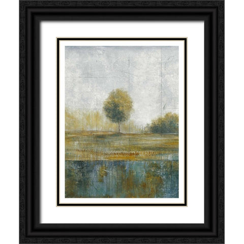 Stormy Weather V Black Ornate Wood Framed Art Print with Double Matting by Martin, Cheryl