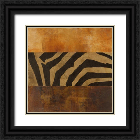 Instinct II Black Ornate Wood Framed Art Print with Double Matting by Martin, Cheryl