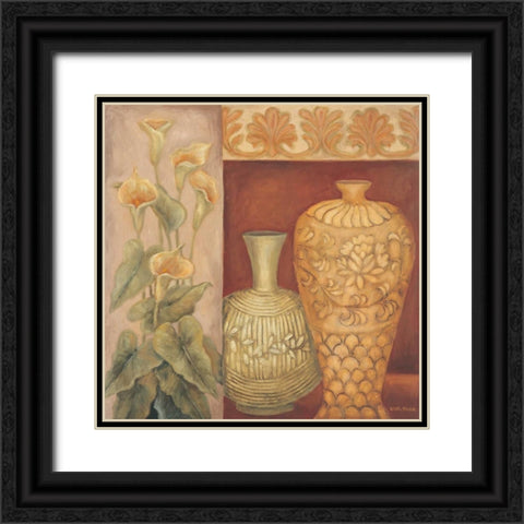 Neo Vintage I Black Ornate Wood Framed Art Print with Double Matting by Misa, Eva