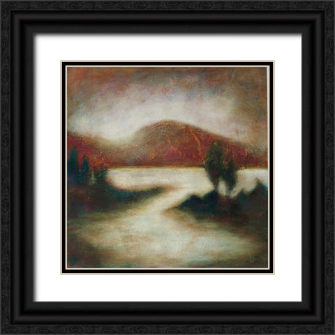 Ocean Light I Black Ornate Wood Framed Art Print with Double Matting by Osborne, Susan