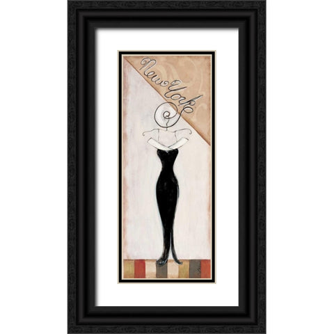 New York Fashion Black Ornate Wood Framed Art Print with Double Matting by Osborne, Susan