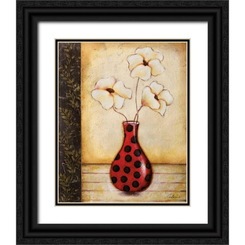 Playful I Black Ornate Wood Framed Art Print with Double Matting by Osborne, Susan