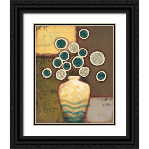 Timeless I Black Ornate Wood Framed Art Print with Double Matting by Osborne, Susan