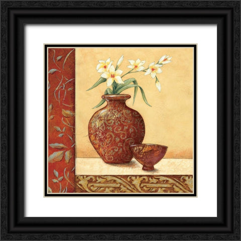 Cinnamon Summer I Black Ornate Wood Framed Art Print with Double Matting by Osborne, Susan