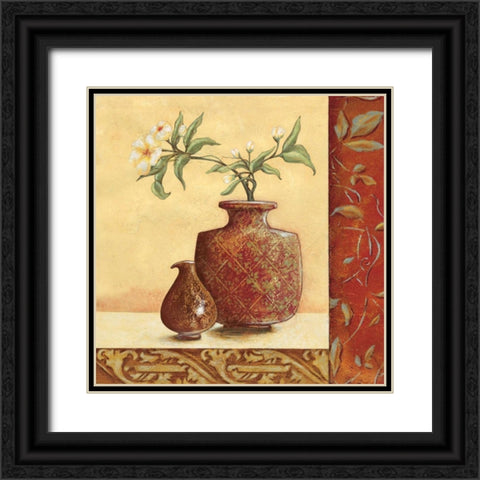Cinnamon Summer II Black Ornate Wood Framed Art Print with Double Matting by Osborne, Susan
